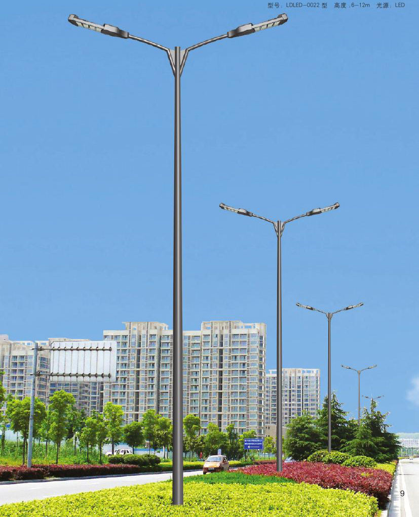 【江蘇恒通 廠家生產(chǎn) LED道路燈 LED雙臂路燈 LD-022】價格,廠家,圖片,LED路燈,揚(yáng)州市恒通照明器材-